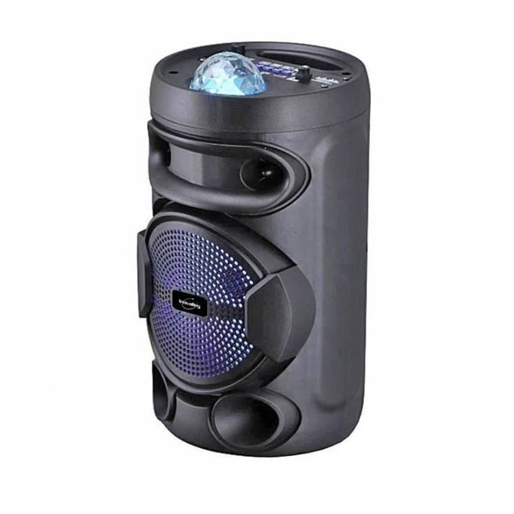 INOVALLEY KA02 BOWL- Enceinte lumineuse Bluetooth 400W - Fonction Karaoké - Boule kaléidoscope LED multicolore - Port USB, Mic