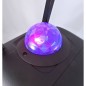 INOVALLEY KA116BOWL - Enceinte lumineuse Bluetooth 450W - Fonction Karaoké - Boule kaléidoscope LED multicolore - Port USB