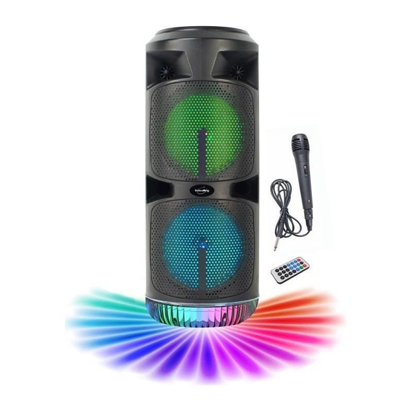 INOVALLEY KA03-XXL - Enceinte Karaoké - Bluetooth V5.0 - 450 W INOVALLEY KA03-XXL - Enceinte Karaoké - Bluetooth V5.0 - 450 W