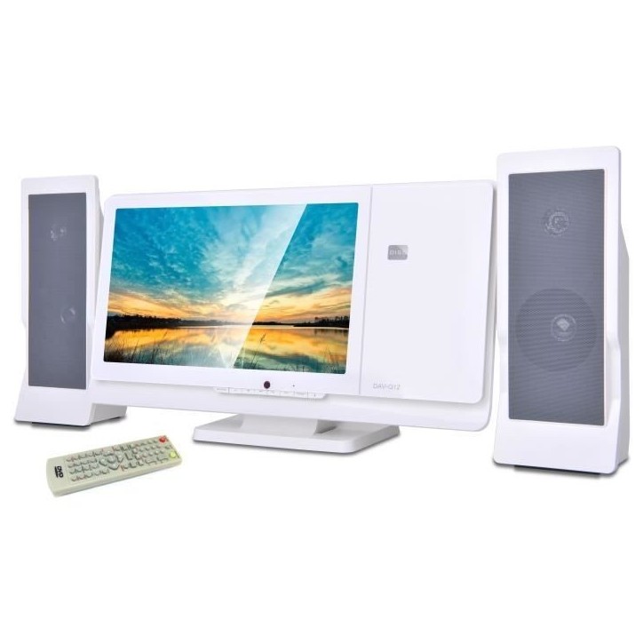 Chaîne HIFI - INOVALLEY - CH43-DVD - Lecteur DVD/CD - Écran 12 - 60W - FM - USB 2.0 - SD/MMC - AV - Multilingue - 2.0CH Chaîne HIFI - INOVALLEY - CH43-DVD - Lecteur DVD/CD - Écran 12 - 60W - FM - USB 2.0 - SD/MMC - AV - Multilingue - 2.0CH