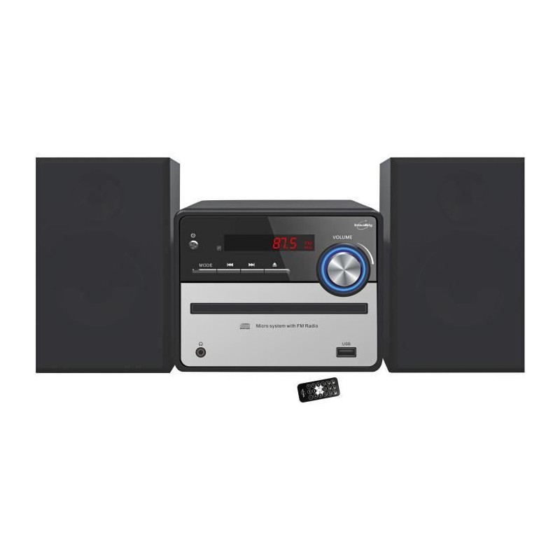 Chaîne Hifi bluetooth 5.0 - INOVALLEY - CH37-BTH - Lecteur CD - 2 x 2 Chaîne Hifi bluetooth 5.0 - INOVALLEY - CH37-BTH - Lecteur CD - 2 x 2