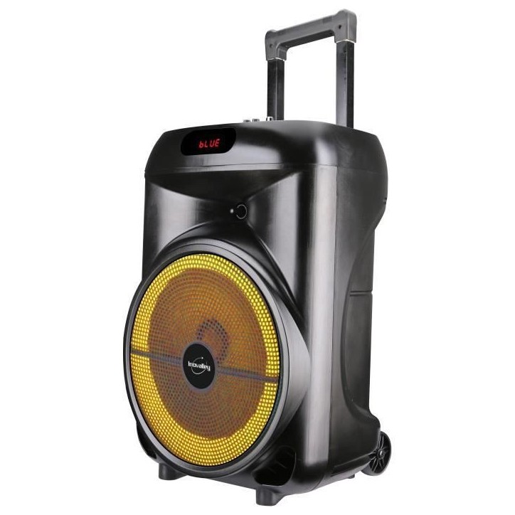 Enceinte trolley - INOVALLEY - KA122 - 700W - Bluetooth - Lumineuse Enceinte trolley - INOVALLEY - KA122 - 700W - Bluetooth - Lumineuse