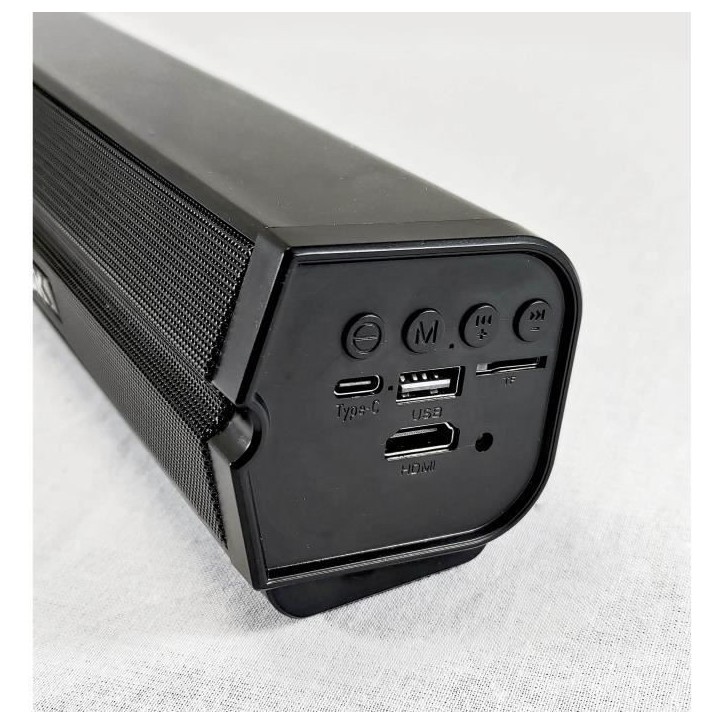 Barre de son lumineuse - INOVALLEY - BS11 -60W - LED - Bluetooth V5.0 - HDMI - USB 2.0 - micro SD - FM - Batterie 2400mAh