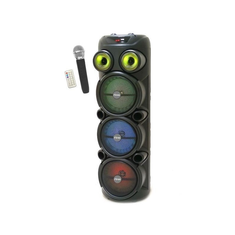 Enceinte karaoké lumineuse - INOVALLEY - KA129-XXL - Bluetooth V5.0 - Enceinte karaoké lumineuse - INOVALLEY - KA129-XXL - Bluetooth V5.0 -