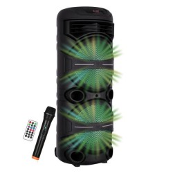 Enceinte karaoké - INOVALLEY - Lumineuse - 1000 Watts - Bluetooth V5.