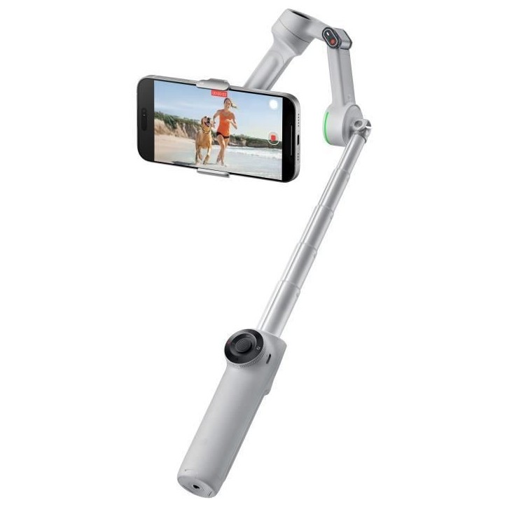 Gimbal - INSTA360 - Flow 2 Pro - Gris - Compatible Apple DockKit - Stabilisation 3 axes Gimbal - INSTA360 - Flow 2 Pro - Gris - Compatible Apple DockKit - Stabilisation 3 axes
