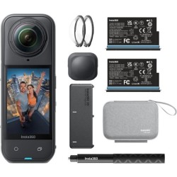 Insta360 X5 Bundle Edition - Caméra de sport 360° - 8K - WiFi et Blu