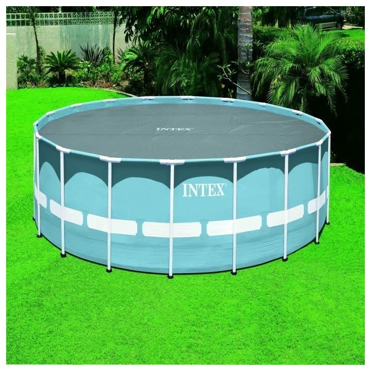 Bâche a bulles INTEX pour piscine tubulaire ronde de 4,57m - 270 microns Bâche a bulles INTEX pour piscine tubulaire ronde de 4,57m - 270 microns