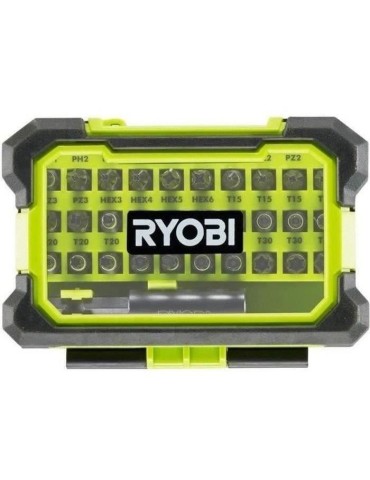 Coffret RYOBI 31 accessoires de vissages spécial impact RAK31MSDI