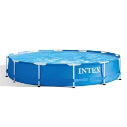 Kit Piscine hors sol tubulaire INTEX - Metal Frame - 366 x 76 cm - Ron