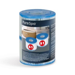 Lot de 2 cartouches de filtration pour Pure Spa INTEX - Fibre Dacron f