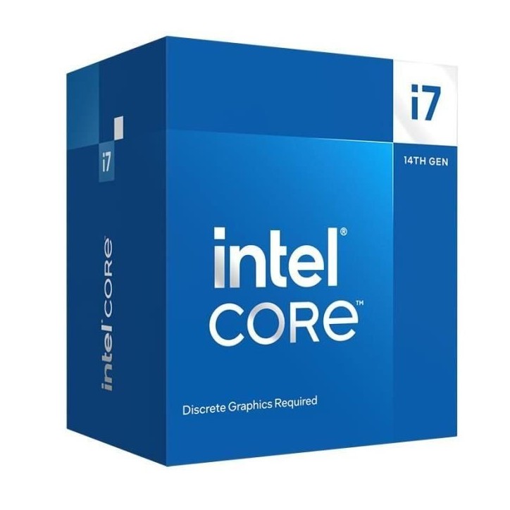 Processeur - INTEL - Core i7-14700F 5.4GHz LGA1700 Box Processeur - INTEL - Core i7-14700F 5.4GHz LGA1700 Box