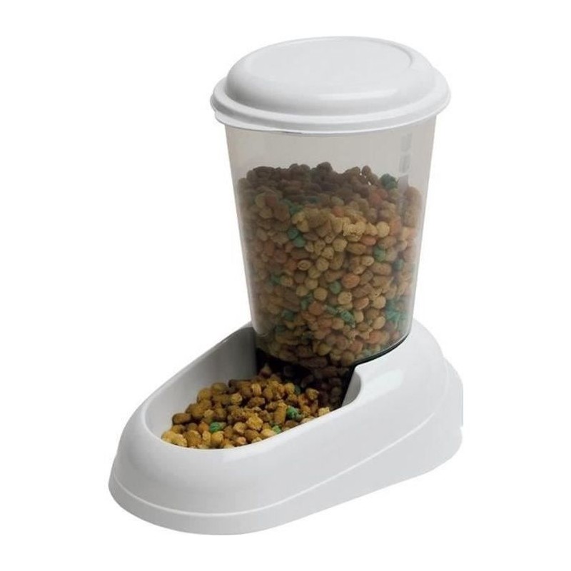 FERPLAST Distributeur croquettes Zenith 3L en plastique - 29,2x20,2x28 FERPLAST Distributeur croquettes Zenith 3L en plastique - 29,2x20,2x28