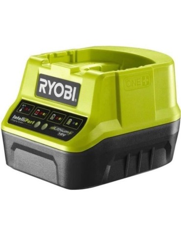 Chargeur rapide RYOBI 18V 2.0Ah OnePlus Lithium-ion RC18120 - RYOBI - Li-ion - Temps de charge 60 min