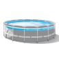 Kit Piscine hors sol tubulaire INTEX - Pris Frame - 488 x 122 cm - Ronde (Pompe, bâche, tapis de sol et échelle) - 26730NP Kit Piscine hors sol tubulaire INTEX - Pris Frame - 488 x 122 cm - Ronde (Pompe, bâche, tapis de sol et échelle) - 26730NP