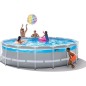 Kit Piscine hors sol tubulaire INTEX - Pris Frame - 488 x 122 cm - Ronde (Pompe, bâche, tapis de sol et échelle) - 26730NP Kit Piscine hors sol tubulaire INTEX - Pris Frame - 488 x 122 cm - Ronde (Pompe, bâche, tapis de sol et échelle) - 26730NP