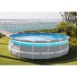 Kit Piscine hors sol tubulaire INTEX - Pris Frame - 488 x 122 cm - Ronde (Pompe, bâche, tapis de sol et échelle) - 26730NP Kit Piscine hors sol tubulaire INTEX - Pris Frame - 488 x 122 cm - Ronde (Pompe, bâche, tapis de sol et échelle) - 26730NP