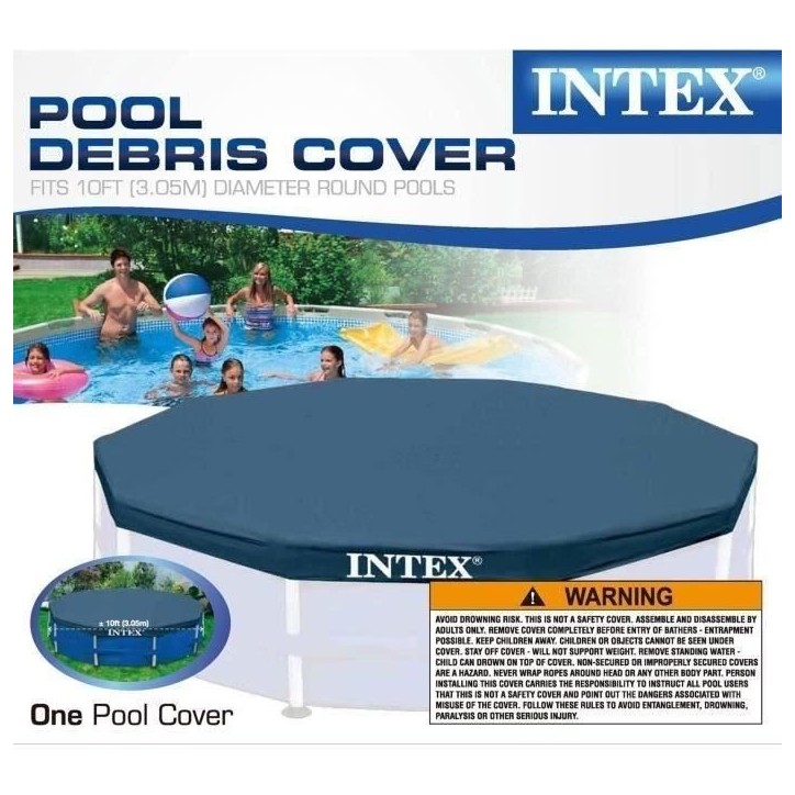 Intex - 28030 - Bâche protection pour piscine ronde 3m05 - Ø 3,05 m Intex - 28030 - Bâche protection pour piscine ronde 3m05 - Ø 3,05 m