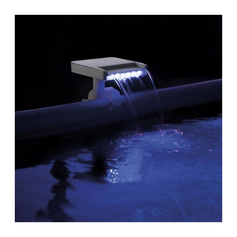 Fontaine cascade pour piscine LED Intex