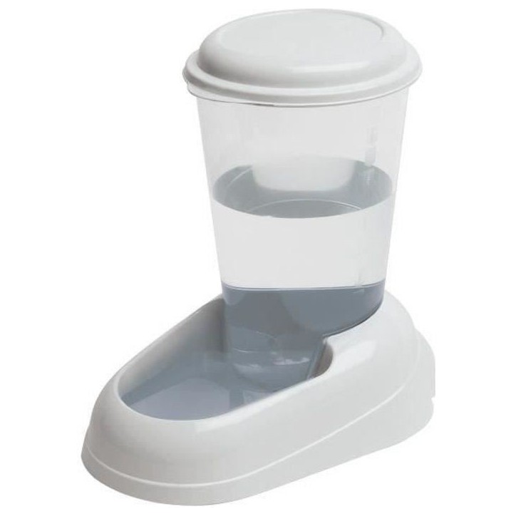 FERPLAST Distributeur d'eau Nadir 3L en plastique - 29,2x20,2x28,8cm - Blanc - Chien et chat FERPLAST Distributeur d'eau Nadir 3L en plastique - 29,2x20,2x28,8cm - Blanc - Chien et chat