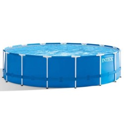 Kit Piscine hors sol tubulaire INTEX - Metal Frame - 457 x 122 cm - Ro