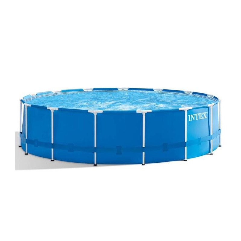 Kit Piscine hors sol tubulaire INTEX - Metal Frame - 457 x 122 cm - Ro Kit Piscine hors sol tubulaire INTEX - Metal Frame - 457 x 122 cm - Ro