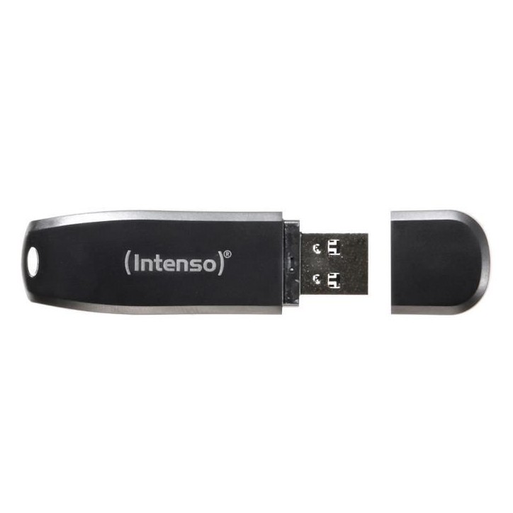 Disque dur 2,5 portable - HDD 3.2 + USB - INTENSO - 1 To + 64 Go