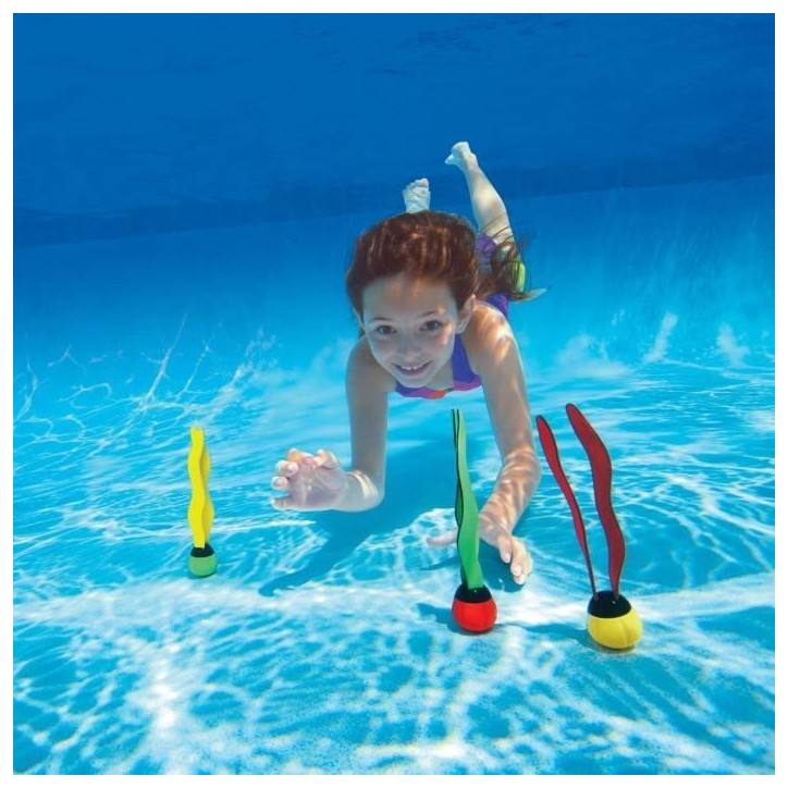 Jeu de balles sous-marines - INTEX - Lot de 3 balles - En néoprene - A partir de 6 ans Jeu de balles sous-marines - INTEX - Lot de 3 balles - En néoprene - A partir de 6 ans