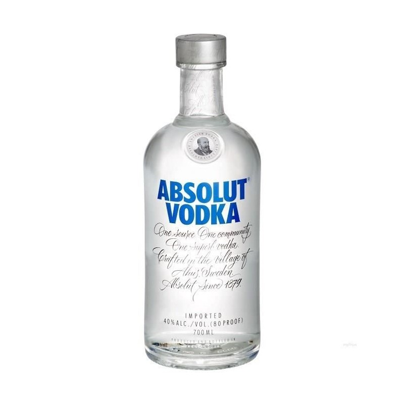 Absolut Original Vodka Suédoise - 40,0% Vol. - 4,5 Litres Absolut Original Vodka Suédoise - 40,0% Vol. - 4,5 Litres