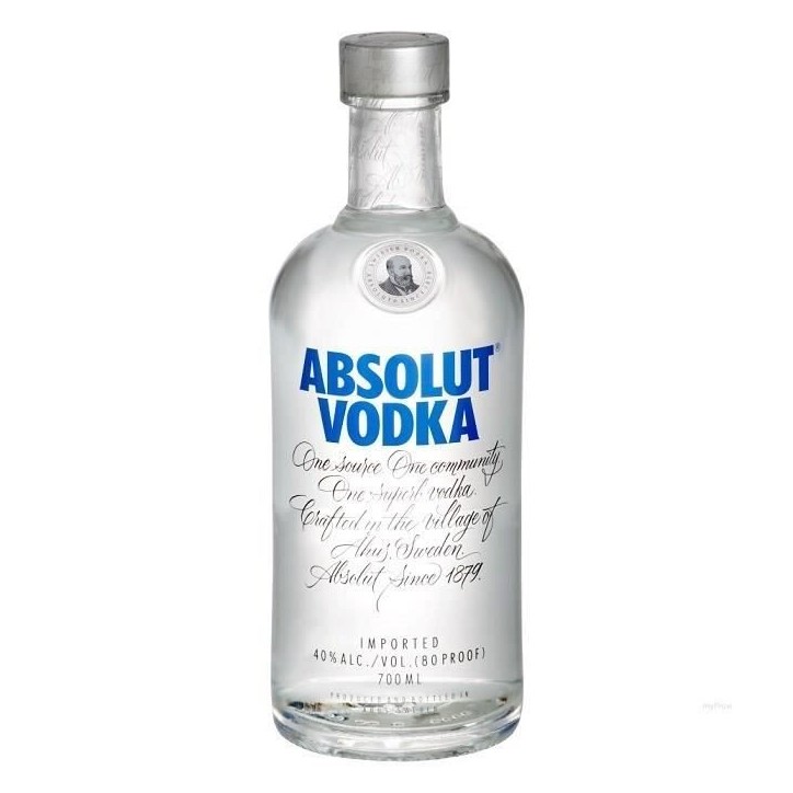 Absolut Original Vodka Suédoise - 40,0% Vol. - 4,5 Litres Absolut Original Vodka Suédoise - 40,0% Vol. - 4,5 Litres