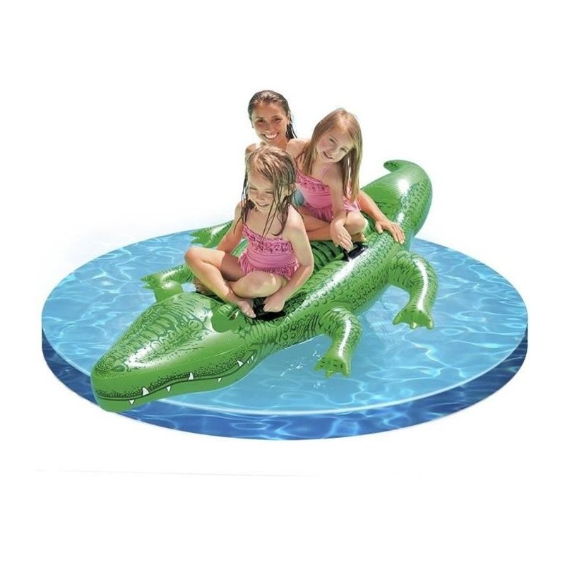 Crocodile a chevaucher - INTEX - Longueur 193 cm - Mixte - A partir de Crocodile a chevaucher - INTEX - Longueur 193 cm - Mixte - A partir de