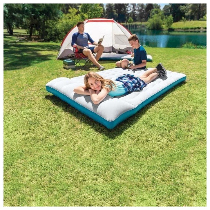 Lit Gonflable - INTEX - Camping - 2 Places - 1,93 x 1,27 x 0,24 m Lit Gonflable - INTEX - Camping - 2 Places - 1,93 x 1,27 x 0,24 m