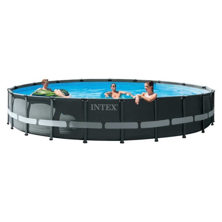 Kit Piscine hors sol tubulaire INTEX - Ultra XTR - 610 x 122 cm - Ronde (Filtre a sable, bâche, tapis de sol, échelle) - 26334 Kit Piscine hors sol tubulaire INTEX - Ultra XTR - 610 x 122 cm - Ronde (Filtre a sable, bâche, tapis de sol, échelle) - 26334