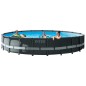 Kit Piscine hors sol tubulaire INTEX - Ultra XTR - 610 x 122 cm - Ronde (Filtre a sable, bâche, tapis de sol, échelle) - 26334