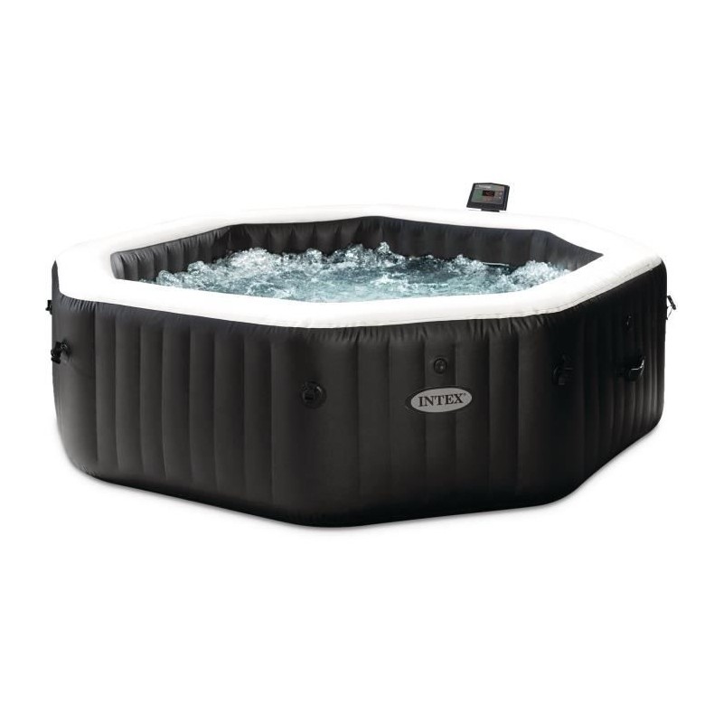Spa - INTEX - PureSpa Carbone - 6 places - 140 diffuseurs a bulles - 6