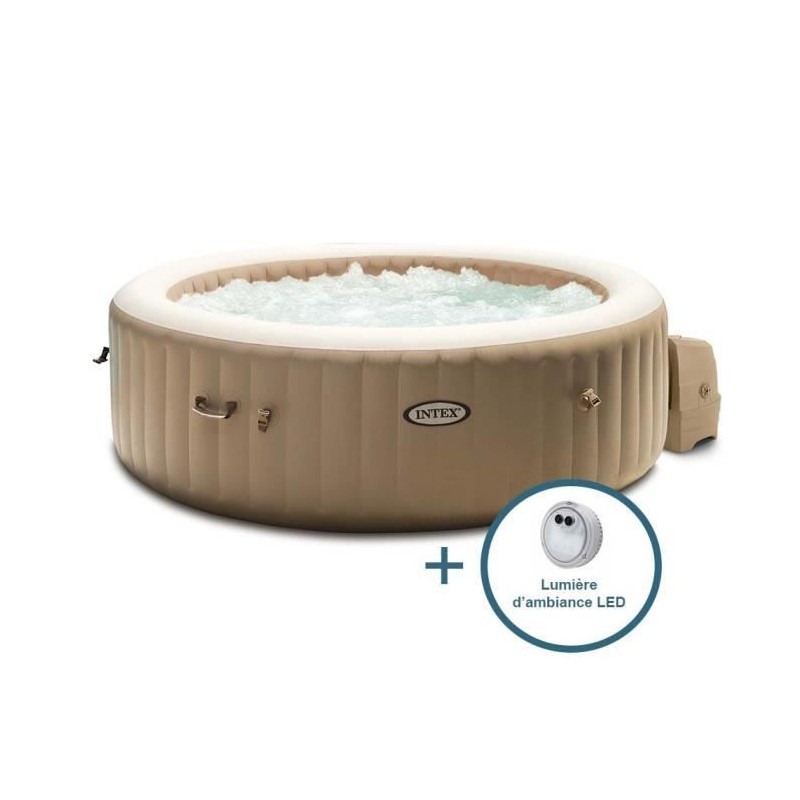 Spa gonflable INTEX - Sahara - 196 x 71 cm - 4 places - Rond - 28426FR