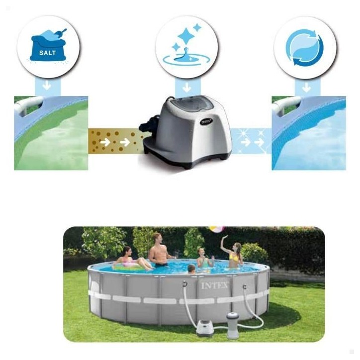 Intex - 26662 - Stérilisateur au sel QS200 pour piscine jusqu'a 8 m3 Intex - 26662 - Stérilisateur au sel QS200 pour piscine jusqu'a 8 m3