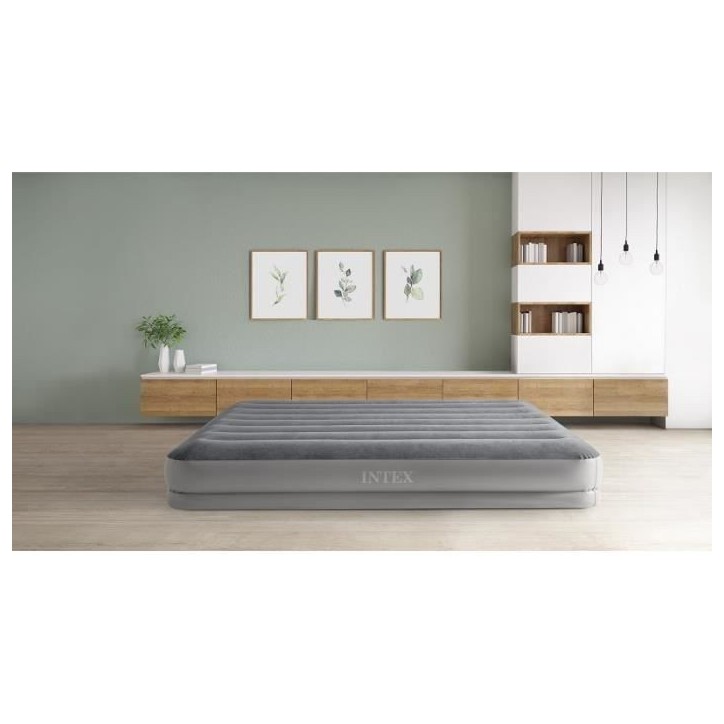 Matelas gonflable 2 places flex pump - Intex Matelas gonflable 2 places flex pump - Intex