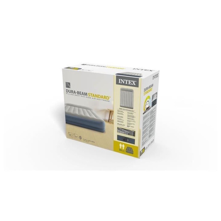 Matelas gonflable Intex - 2 Personnes - 150 x 200 cm Matelas gonflable Intex - 2 Personnes - 150 x 200 cm