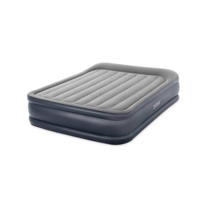 Lit d'appoint gonflable - INTEX - 2 Personnes - 150 x 200 cm - Ultra Plush - Fiber Tech Luxe Lit d'appoint gonflable - INTEX - 2 Personnes - 150 x 200 cm - Ultra Plush - Fiber Tech Luxe