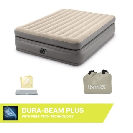 Matelas gonflable Intex - Prime Comfort - 2 personnes - 152x203x51 cm