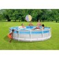 Kit Piscine hors sol tubulaire INTEX - Pris Frame - 427 x 107 cm - Ronde (Pompe, bâche, tapis de sol et échelle) - 26722NP Kit Piscine hors sol tubulaire INTEX - Pris Frame - 427 x 107 cm - Ronde (Pompe, bâche, tapis de sol et échelle) - 26722NP