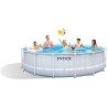 Kit Piscine hors sol tubulaire INTEX - Pris Frame - 488 x 122 cm - Ron