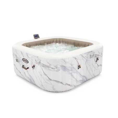 Spa gonflable INTEX - Calacatta - 173 x 173 x 71 cm - 4 places - Carr