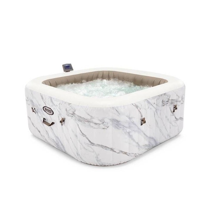 Spa gonflable INTEX - Calacatta - 173 x 173 x 71 cm - 4 places - Carré - 28464EX