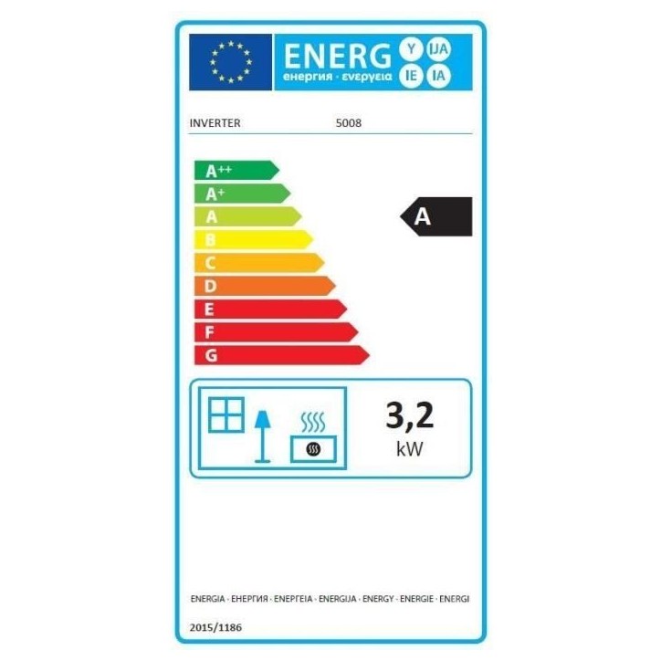 Poele a pétrole électronique INVERTER 5008 - 3200 W - Programmation 24H - Acier MAT BLACK Poele a pétrole électronique INVERTER 5008 - 3200 W - Programmation 24H - Acier MAT BLACK