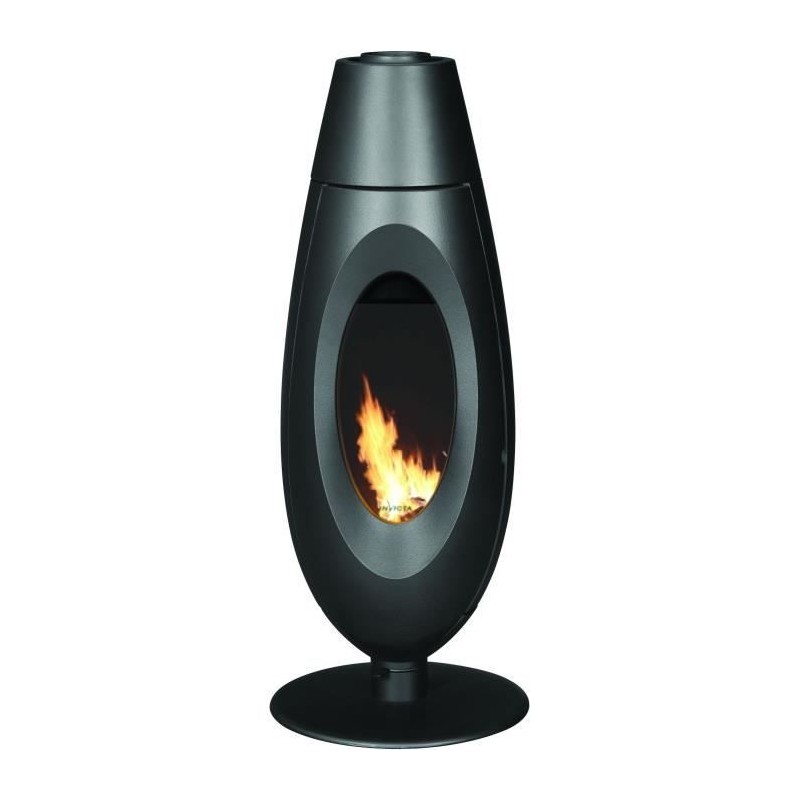 Poele a bois - INVICTA Ovatio - 5 KW - bûches 32 cm Poele a bois - INVICTA Ovatio - 5 KW - bûches 32 cm