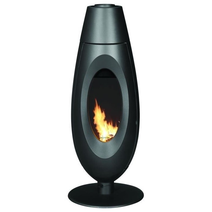 Poele a bois - INVICTA Ovatio - 5 KW - bûches 32 cm Poele a bois - INVICTA Ovatio - 5 KW - bûches 32 cm