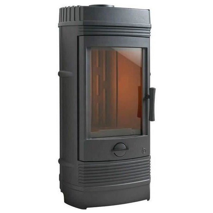 Poele a bois INVICTA Gomont - Puissance optimale: 12 kW - Max: 18 kW - Bûches 45 cm max - Fonte - Fabriqué en France - Ecodesi Poele a bois INVICTA Gomont - Puissance optimale: 12 kW - Max: 18 kW - Bûches 45 cm max - Fonte - Fabriqué en France - Ecodesi