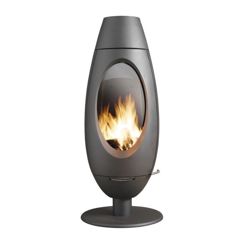 Poele a bois - INVICTA Ode - 10 KW - Fonte - Bûches 25 cm Poele a bois - INVICTA Ode - 10 KW - Fonte - Bûches 25 cm